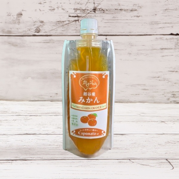 フルーツのかけジャム・みかん（パウチパック）