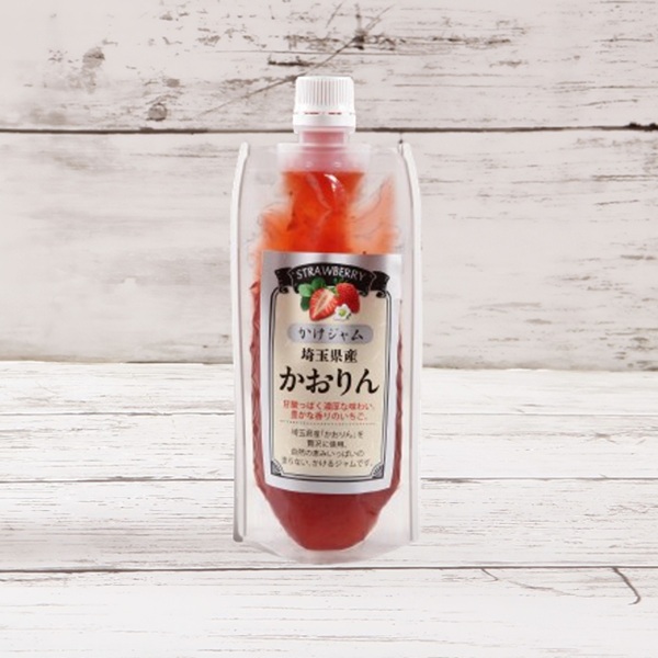 【新商品】かおりんのかけジャム パウチパック（195g）